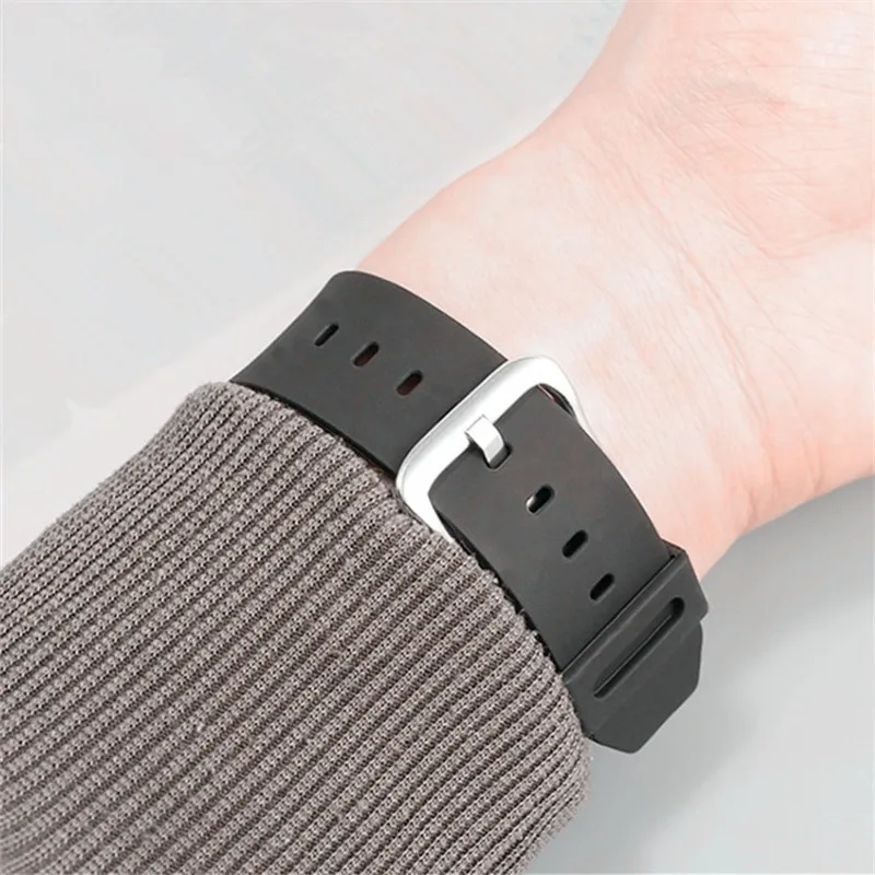 Pulseira de substituição de silicone para relógio Casio, pulseira macia, acessórios esportivos de borracha, G-Shock, G-7900SL, G-Shock, G-7900SL, G-Shock, GR-7900NV