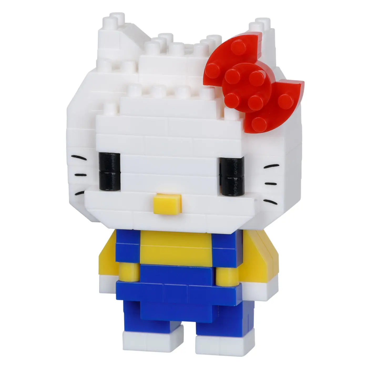 Nanoblock N-Fig Sanrio Hello Kitty Keychain Zero Assembly Mini Figure Bag Charm Couple Keyring Accessory Collectible Gift view 4