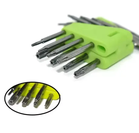 8pcs Star Torx Screwdriver Bits Set T5-T20 Box End Wrench Spanner Professional Hand Tools for Electronics Repair
