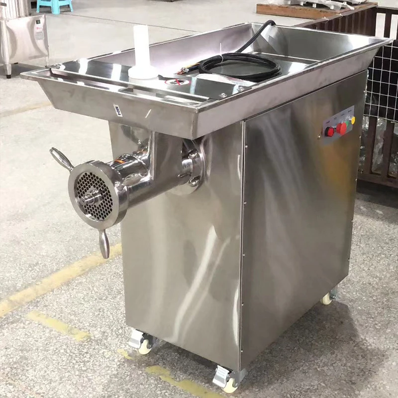 Large Electric Meat Grinder Commercial Stainless Steel Sausage Filler 110V/220V Fresh Meat Chopper for Kitchen