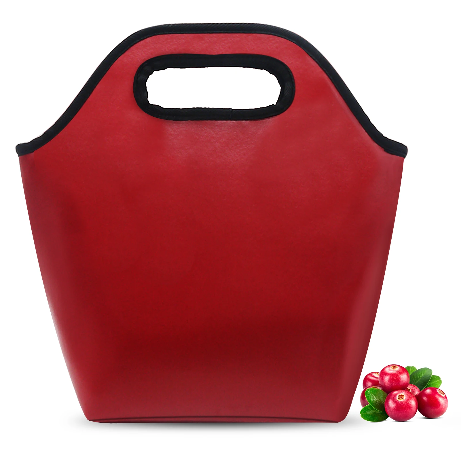 Aosbos Large Capacity Lunch Bag Fashion Waterproof Pu Portable Cooler Thermal Insulated Food Bag Picnic Lunch Box Bag Men Women