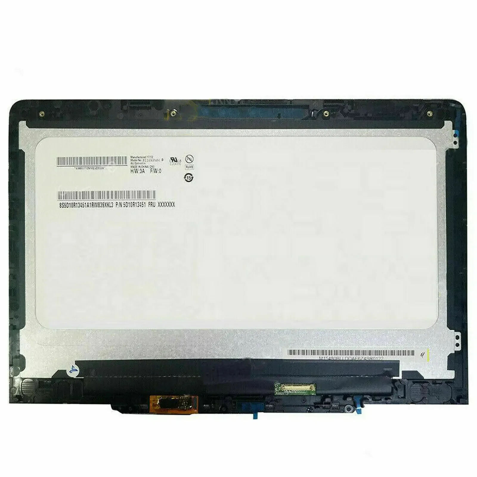 

11.6" LCD For Lenovo Chromebook 300e 1st 2nd Gen LED LCD Display Touch Screen Assembly with Frame for Lenovo 300e LCD Screen