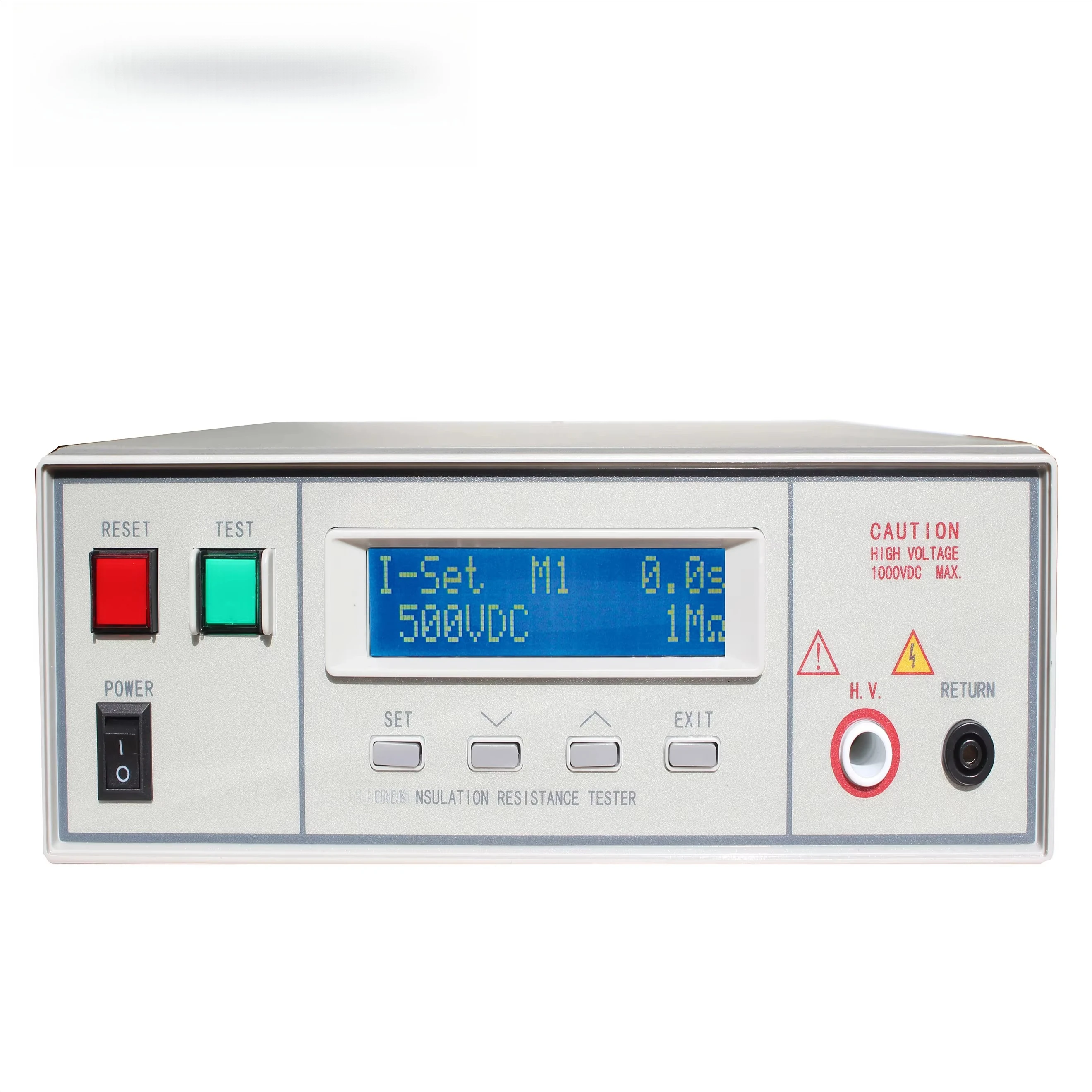 

10V~ 1000V test range insulation resistance tester