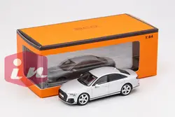 GCD 1/64 S8 Silver DieCast Model Car Collection Limited Edition Hobby Toy Car