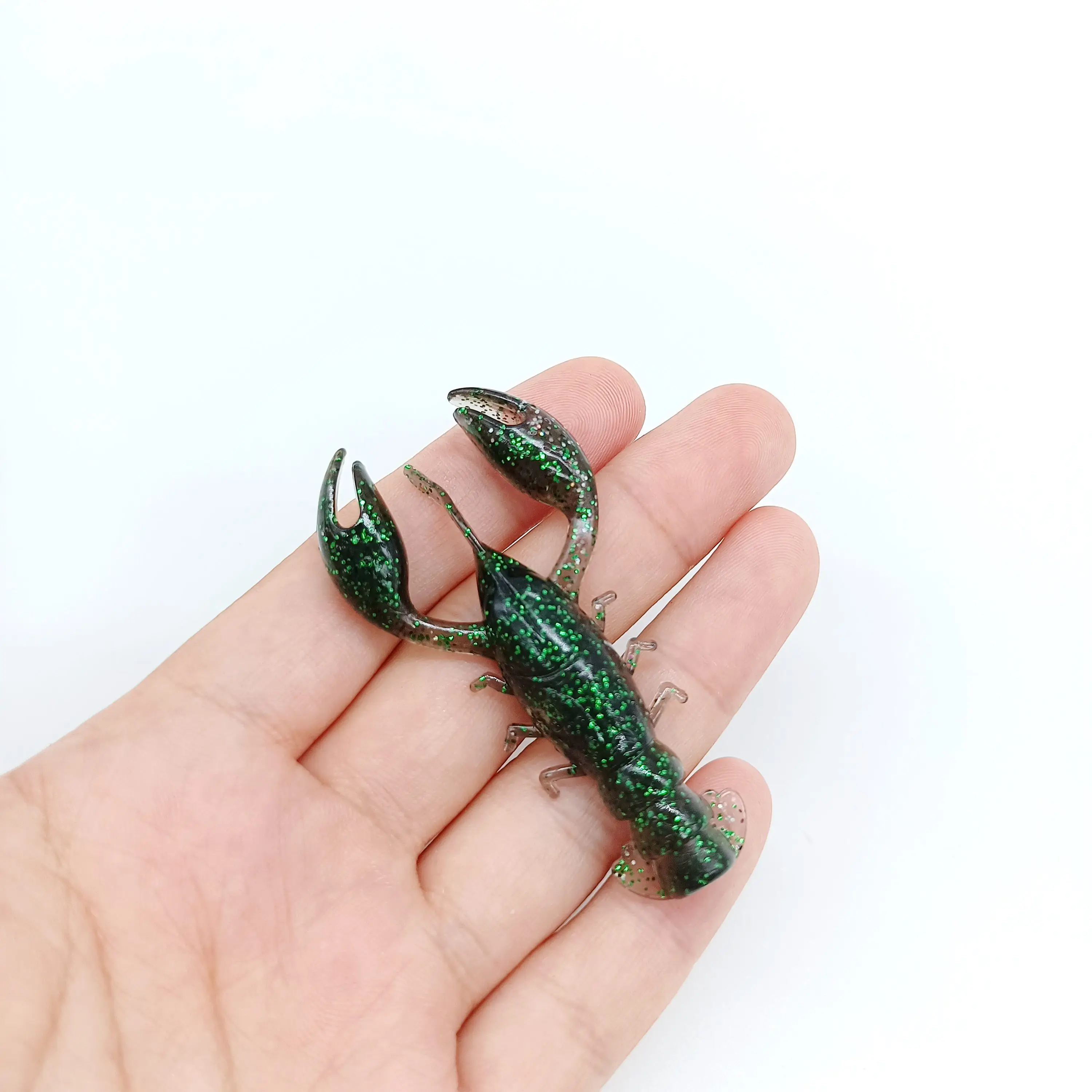 DUODUOYU 5PCS Floating Crawfish Fishing Lure 65mm/4g Soft Silicone Bait Jigs Wobbler Artificial Swimbait Bass Fishing Tackle