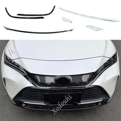 For Toyota Venza/Harrier 2021 2022 2023 2024 ABS/Steel Front Bumper Grill Grille Engine Trim Strip Cover Exterior Accessories