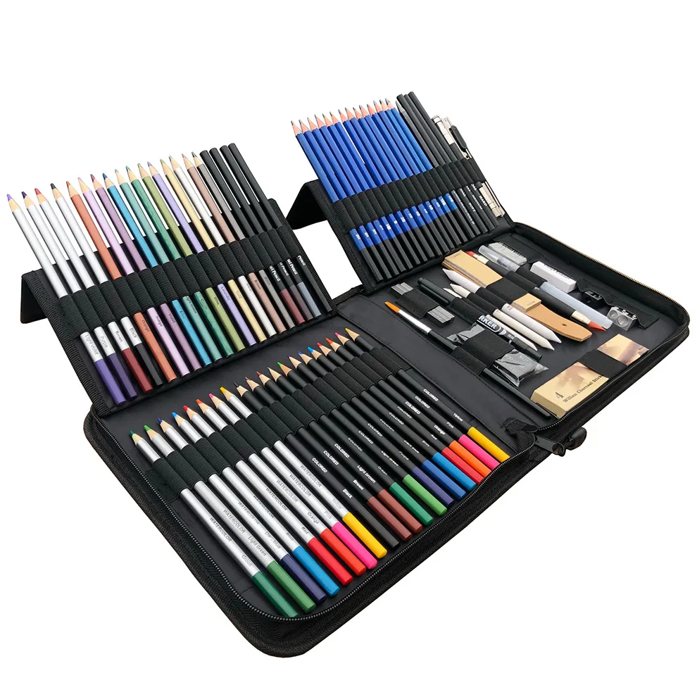 Set Valigetta per disegnare/colorare da 67 pezzi. Rainbow