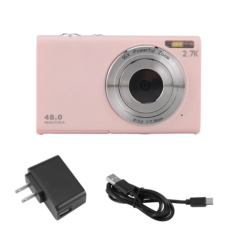 

-[A51I Digital]Digital Camera With Auto Focus, 2.7K 48MP Vlogging Camera With 2.8 Inch Large Screen Stylish Camera For Teens