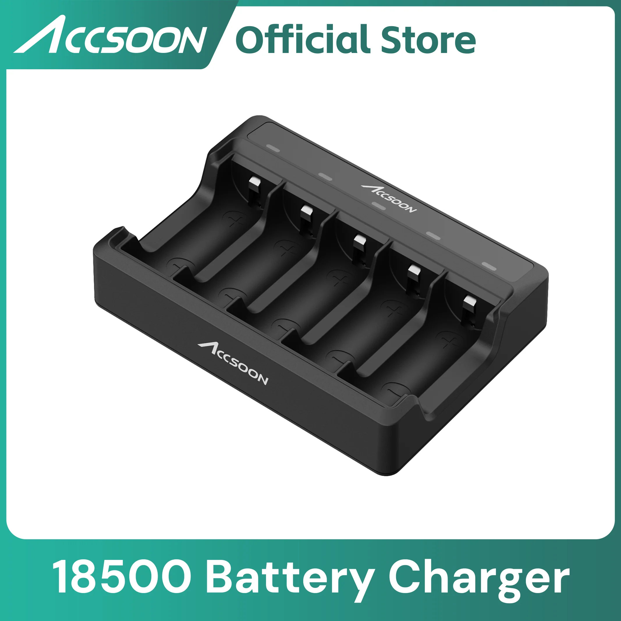 Accsoon charger for Accsoon CoMO /CoMo SE 18500 battery Wireless headset Intercom System battery charger spare