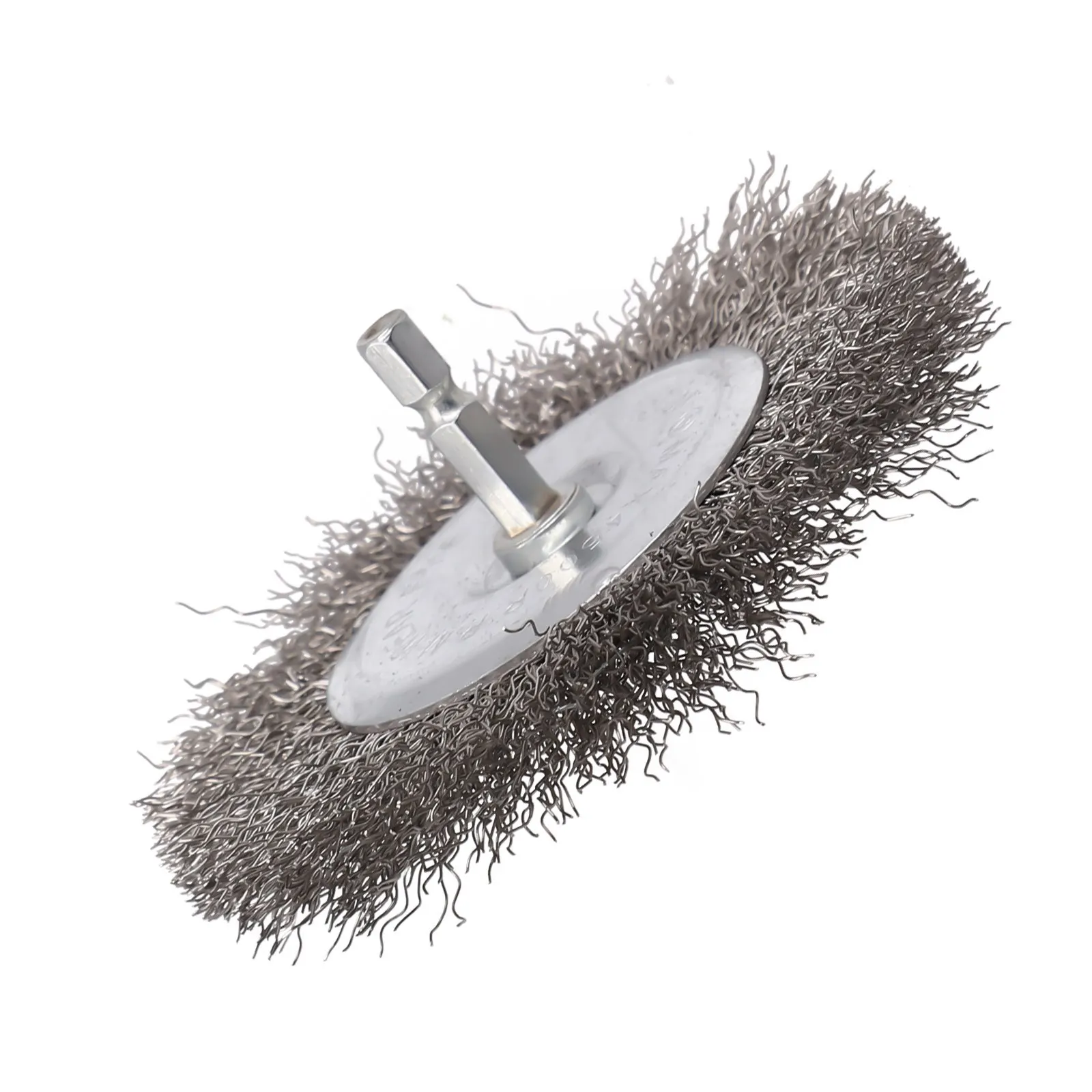 

Practical Brushes Wire Wheel Wire Wheel Brushes 0.3mm Carbon Steel Crimp Wire 4inch Removes Burrs Removes Dust