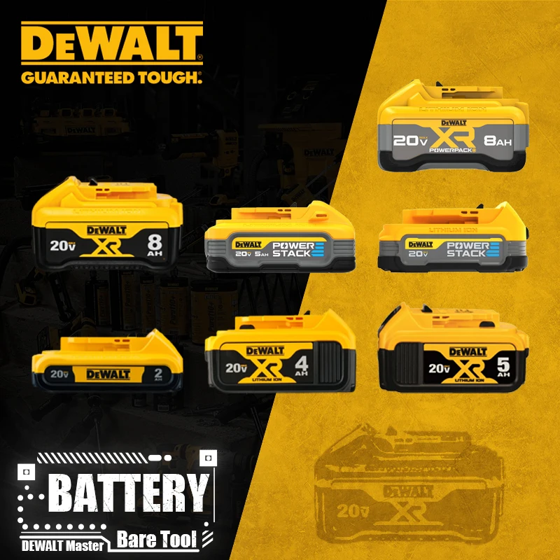 DEWALT 20V MAX*DEWALT Battery DCB203 DCB204 DCB205 DCB208 DCBP034 DCBP520 DCB2108 POWERSTACK™