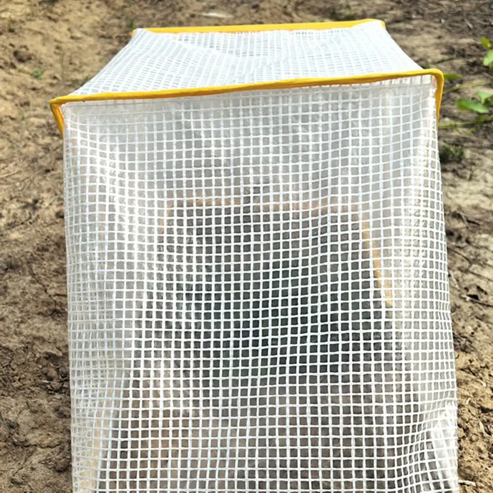 Arch-Shaped Plastic Garden Greenhouse Tent Seedling Protection Portable Foldable Plant Protective Cover Anti-Mosquito Net