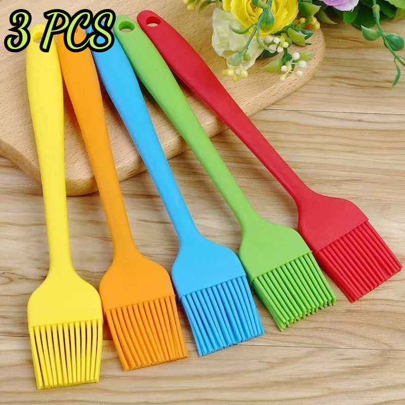 Silicone Basting Pastry Brush,Cooking Brush for Oil Sauce,Butter,Marinades,Food Brushes,Baste,Pastries,Cake,Desserts,Baking Cake