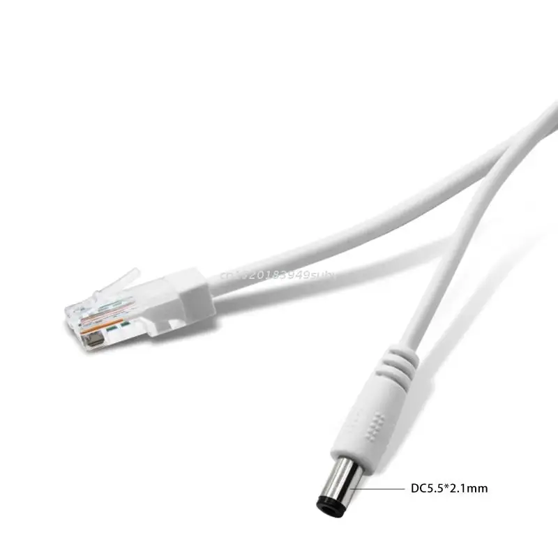 Active 48V ถึง12V กันน้ำ PoE Splitter IEEE 802.3af 10/100Mbps Power Over Ethernet Splitter Adapter สำหรับกล้อง IP