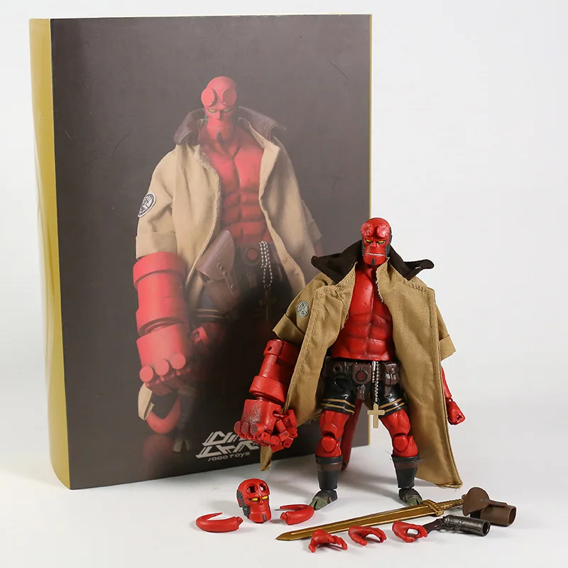 MEZCO Hellboy Action Figure Classic Movie Devil PVC Figura BJD Super Hero Collectible Model Toys