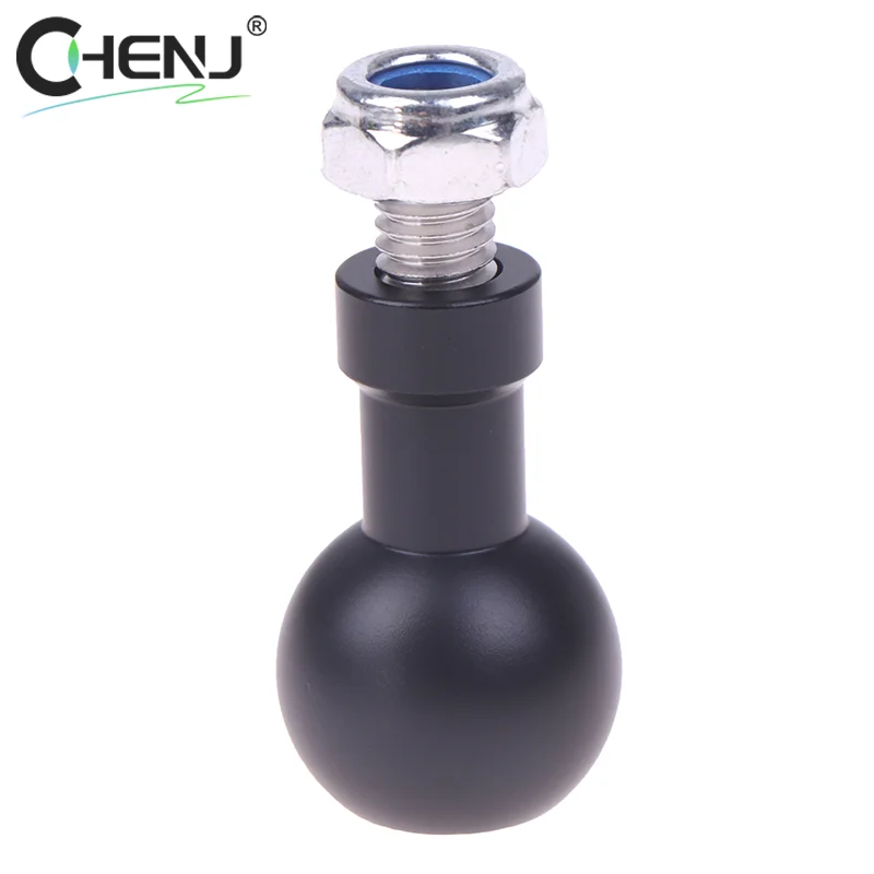 1PCS 17mm 볼 헤드 M6 나사 브래킷 커넥터 오토바이 스포츠 카메라 마운트 커넥터 카메라 용 오토바이