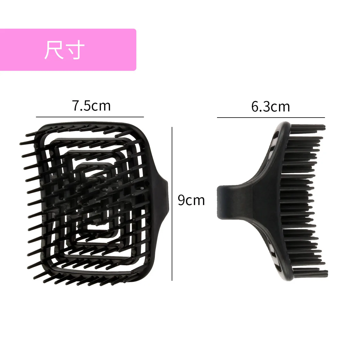 WANMEI Scalp Massage Shampoo Brush - Deep Cleansing & Exfoliation, TPEE Hollow Design, Easy Hair Care view 5
