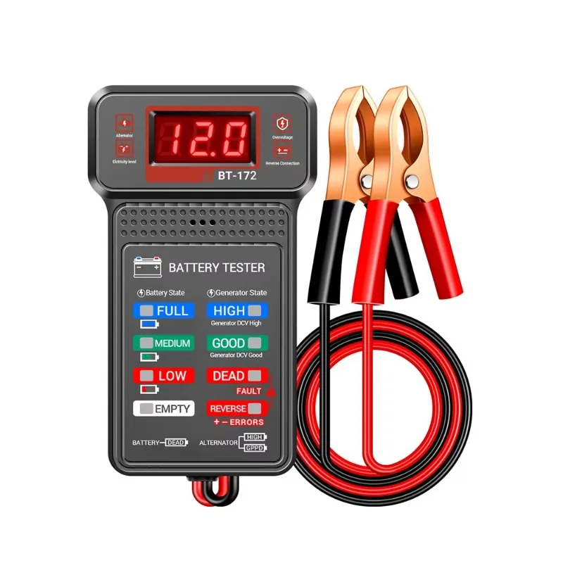BT-171 Battery Tester LED Digital Car Battery Analyzer Charging Start System Tester 12V Car Checker Diagnostic Tool
