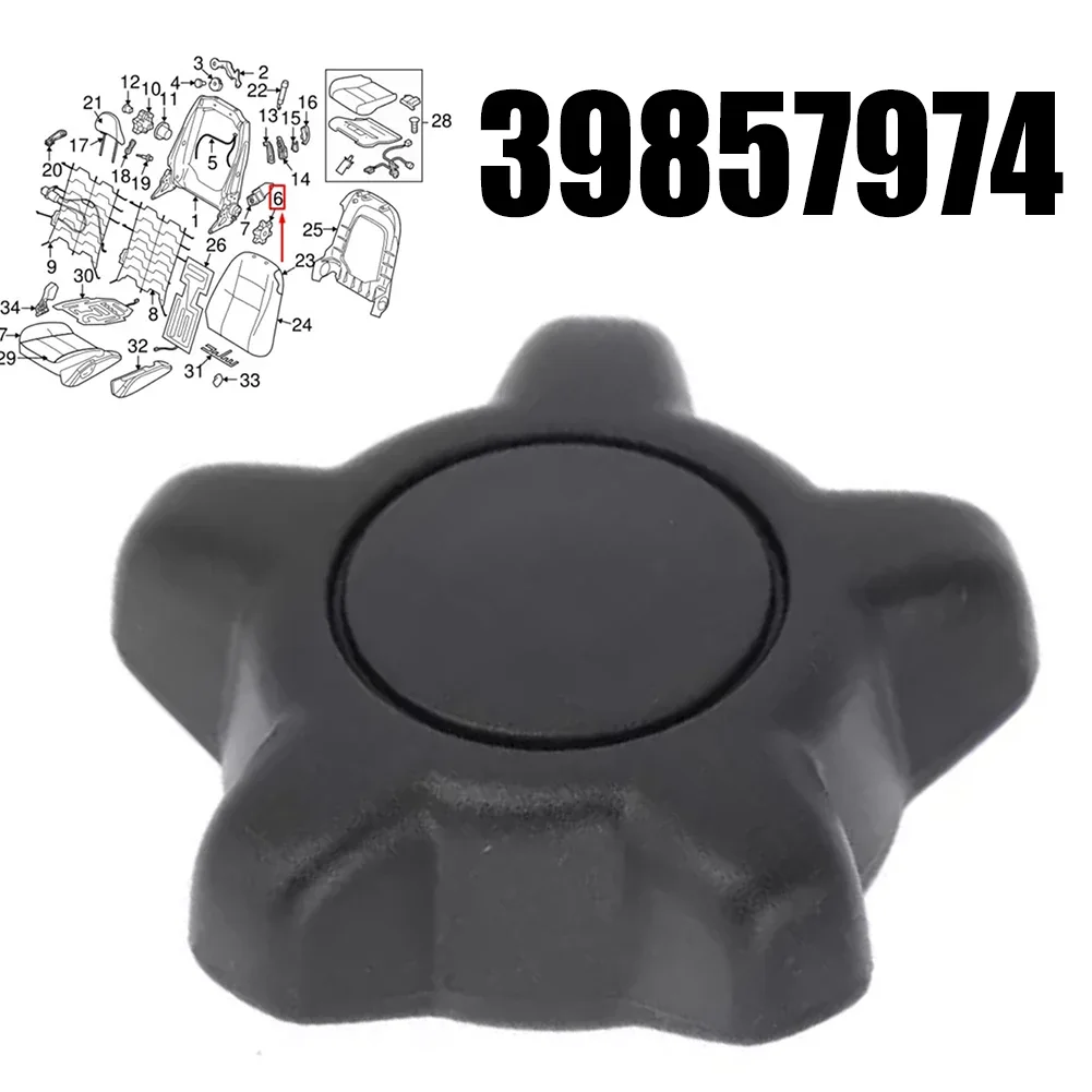 Abs Black Front Seating Adjustment Knob For C30 For C70 2006 + 39857974 Installation Car Accessories