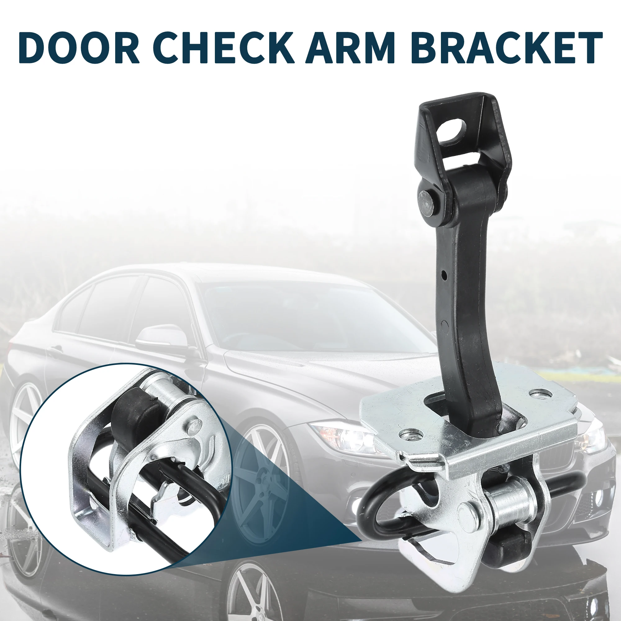 UXCELL Door Check Strap Stopper Limiter For BMW 3 Series E46 No.51218160959 | Front Left Right Door Check Bracket Stop Door