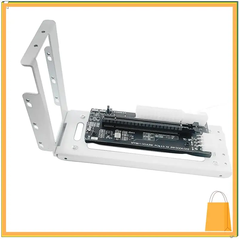 L53A-SFF 8611 Oculink M.2 بطاقة الرسومات الخارجية GPU حامل قفص الاتهام Pcie 4.0X4 Gen4 دفتر GDP NUC بطاقة محول