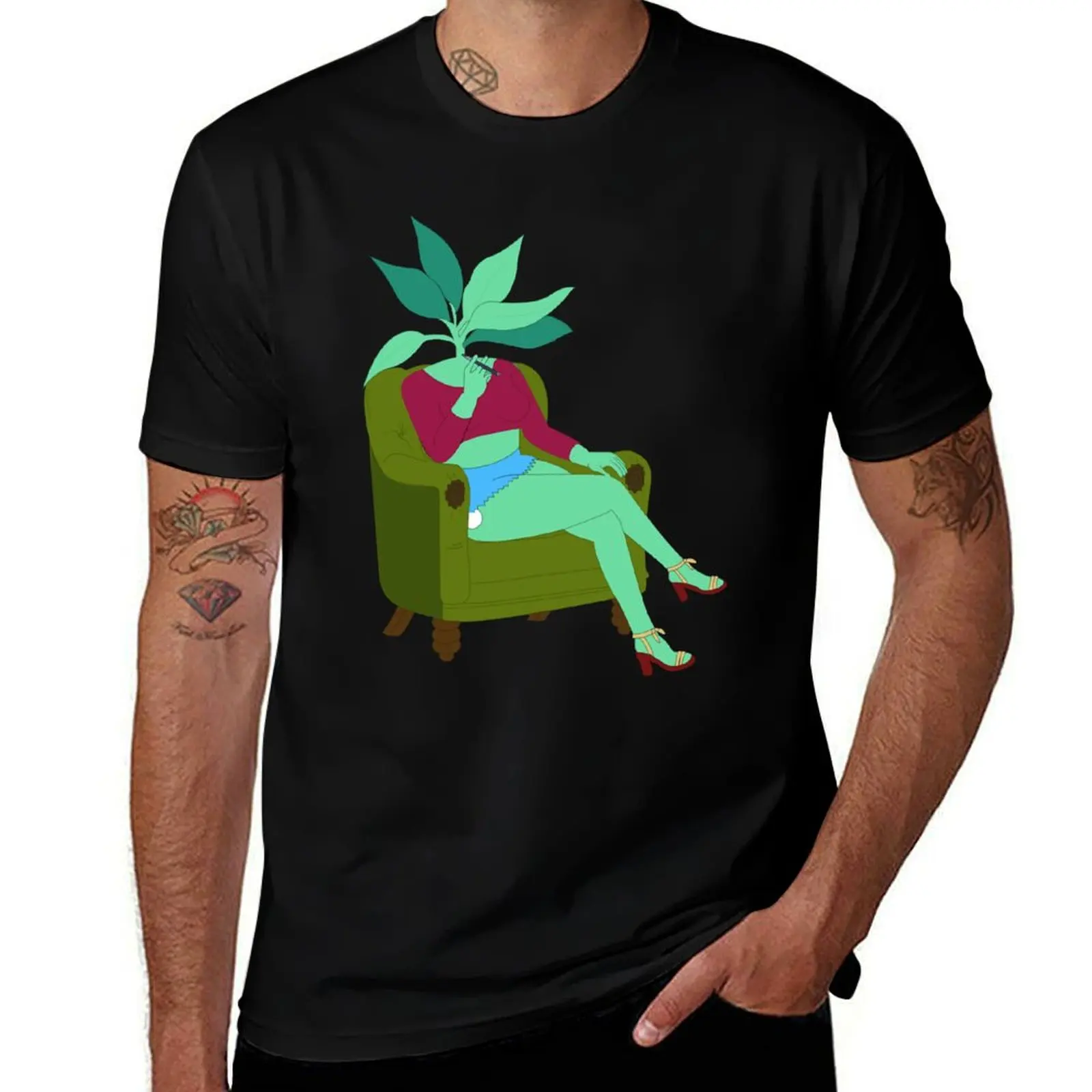 The Plant Neighbor T-Shirt Fashion Casual Short Sleeve T-Shirt