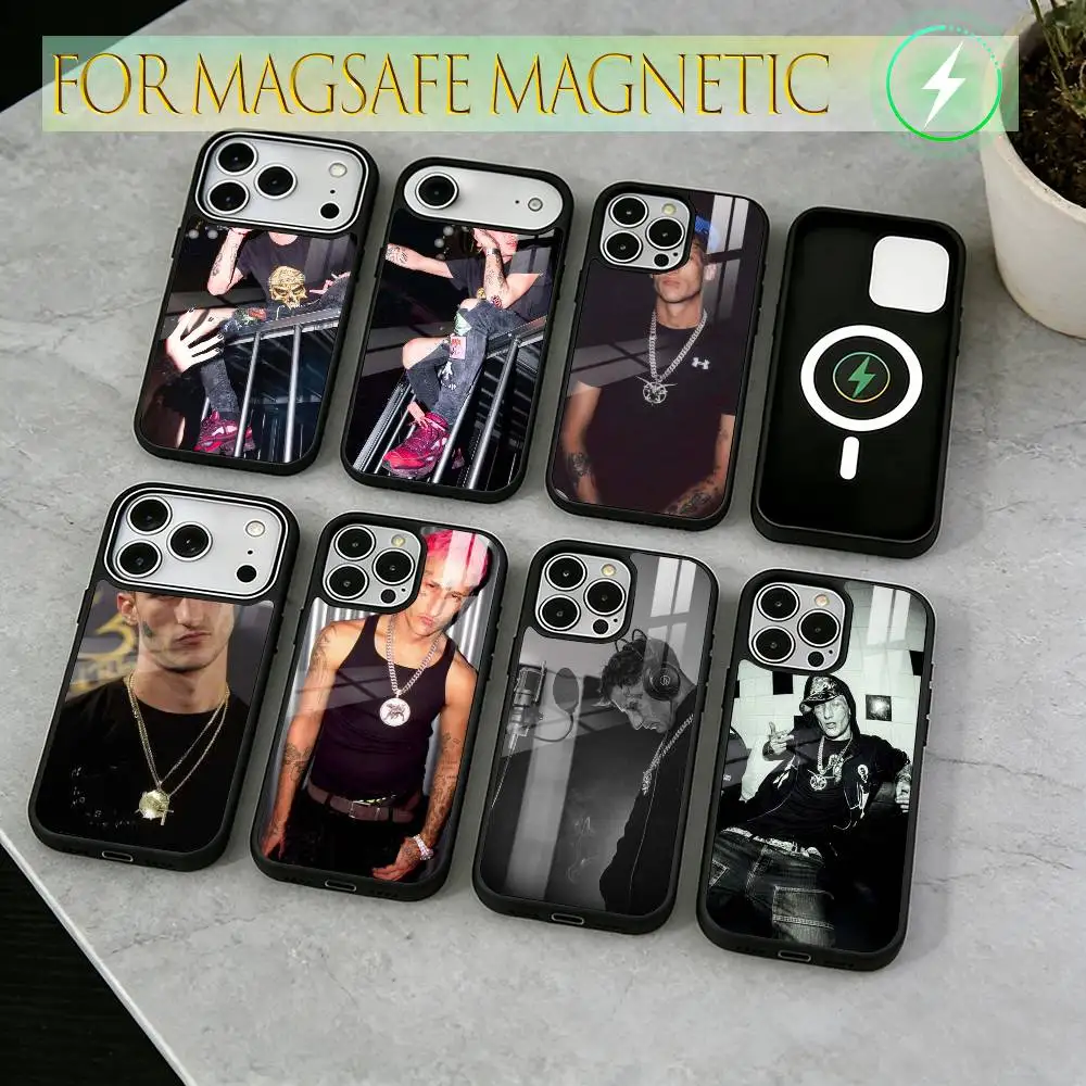 

Rapper Y-Yung BeefS Phone Case For iPhone17,16,15,14,13,12,11 Plus,Pro Magnetic For Magsafe Wireless Charging