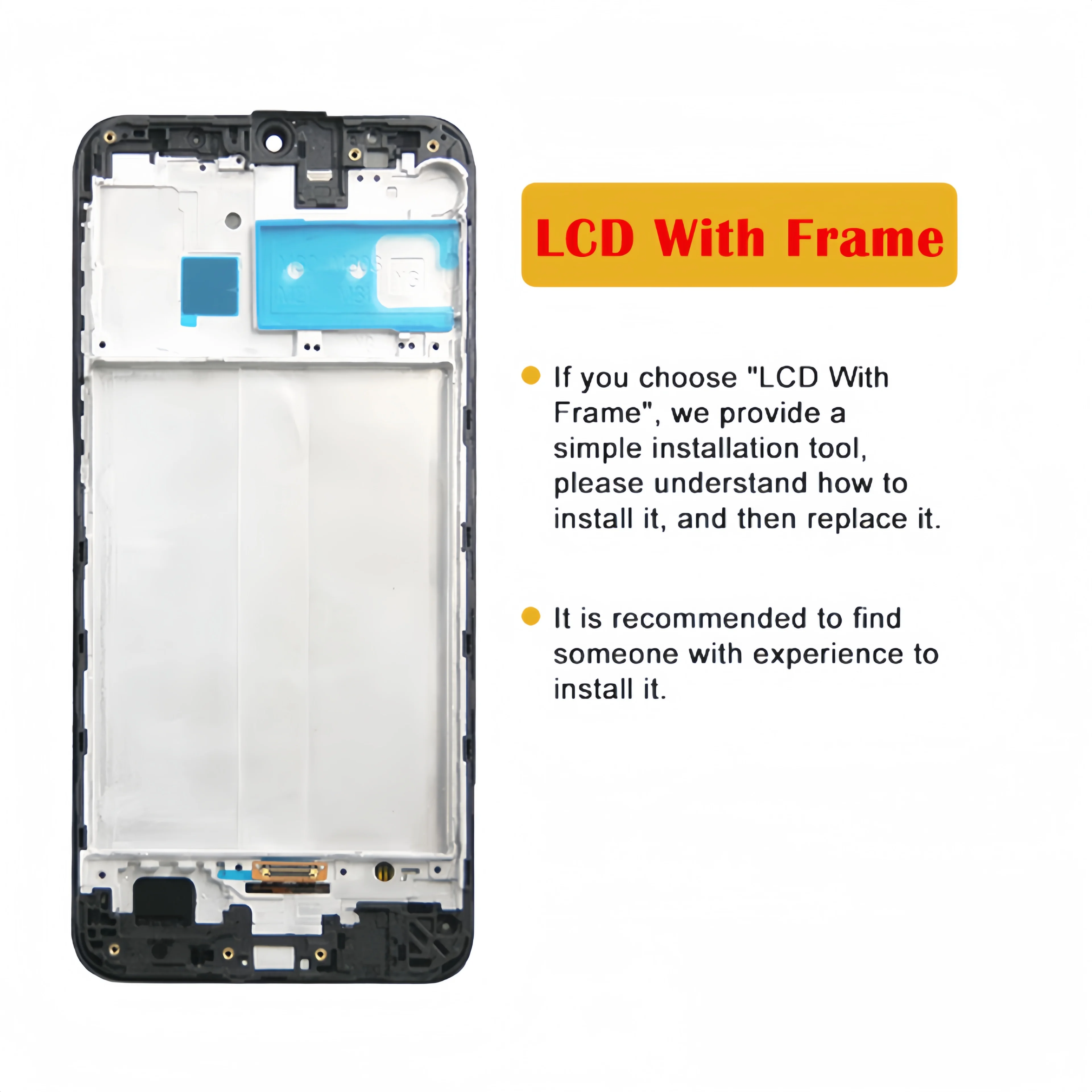 Rakitan Digitizer layar sentuh LCD, pengganti pengganti layar sentuh, Samsung Galaxy M30, M305, SM-M305F, M305FN, M305G, M305M, A3051, A3058