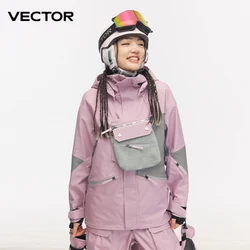 VECTOR Ski Wear Women Man Hooded Sweater Trend Wear Thickened Warmth and Waterproof Equipment Suit Women Snow Jacket Women