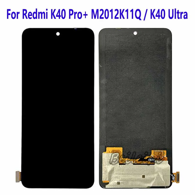 For Redmi K40 Pro+ M2012K11Q LCD Display Touch Screen Digitizer Assembly For Redmi K40 Ultra Replacement Accessory