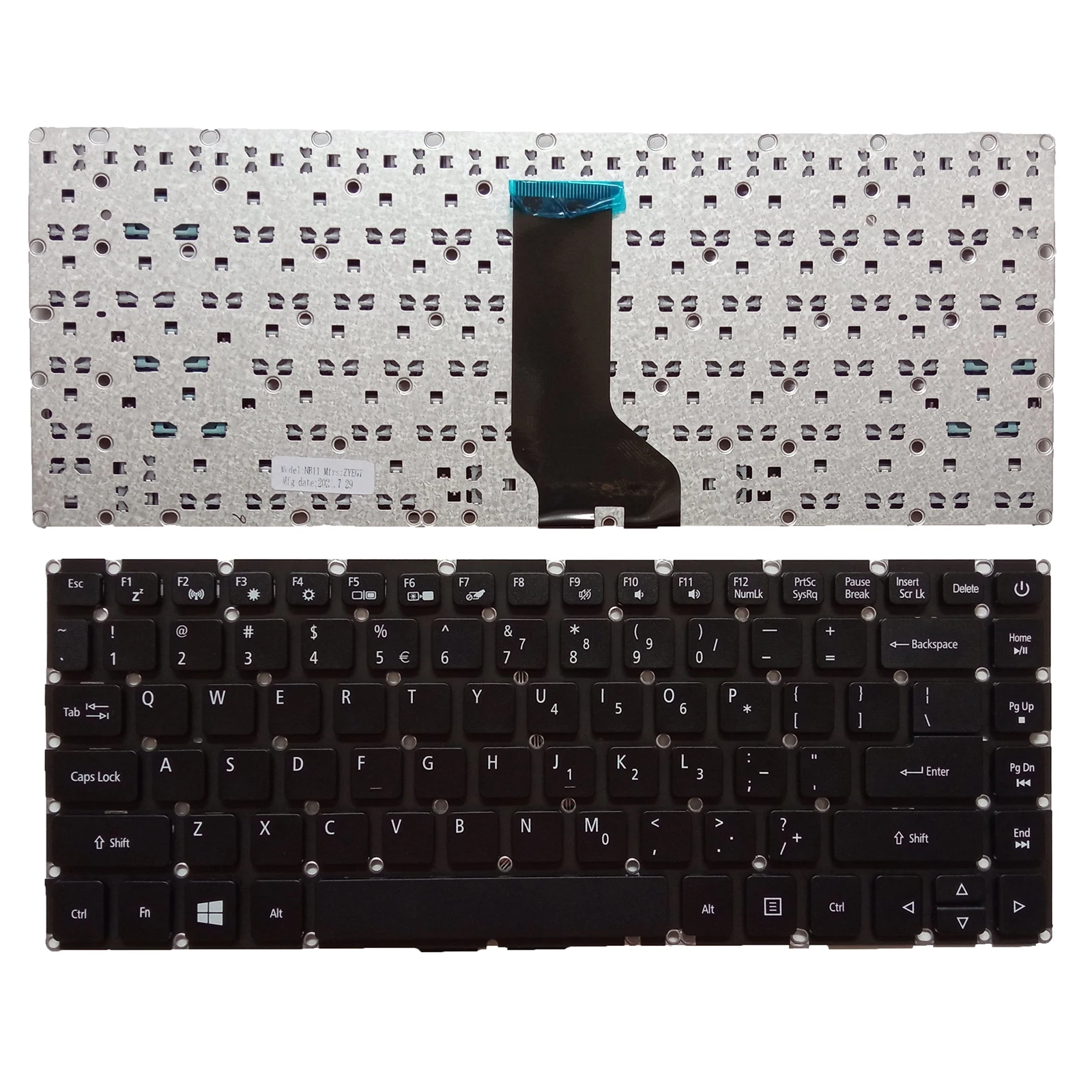 US Laptop Keyboard for ACER Aspire A114-32 A314-21 A314-32 A114-31 A314-31 ES1-332 47.SHXN7.005 no backlight