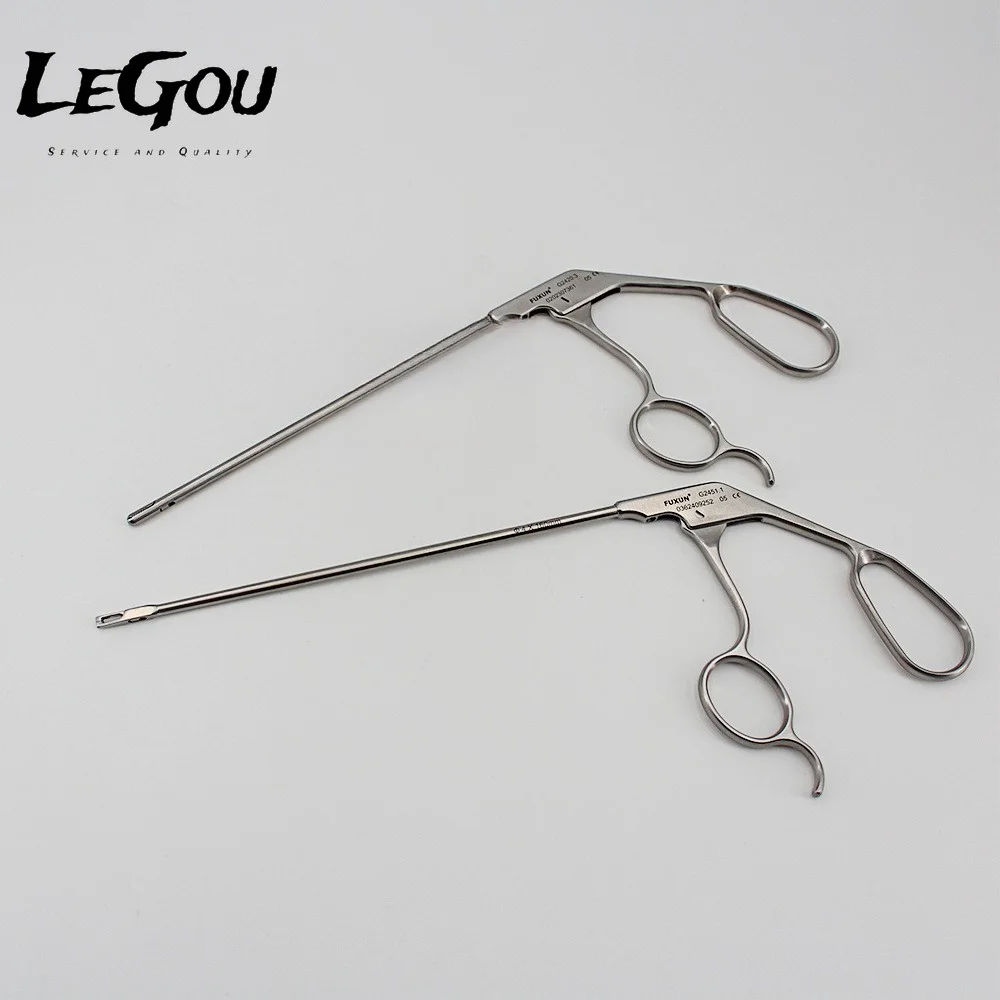 LeGou Forceps d'arthroscopie manuels professionnels orthopédiques optiques endoscopiques à source d'alimentation, pour ménisque bleu, avec poignée en T