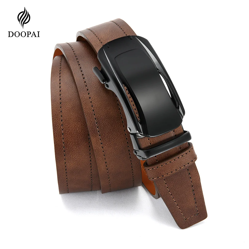 Men Belt Male Genuine Leather Belt Men Strap Belts for Men Automatic Buckle Bussines Belts Cummerbunds Cinturon Hombre