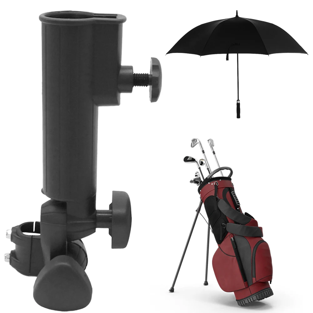 Trolley Umbrella Rack Multifunction Trolley Umbrella Holder Adjustable Angle Umbrella Support Frame for Golf Cart Wheelchair