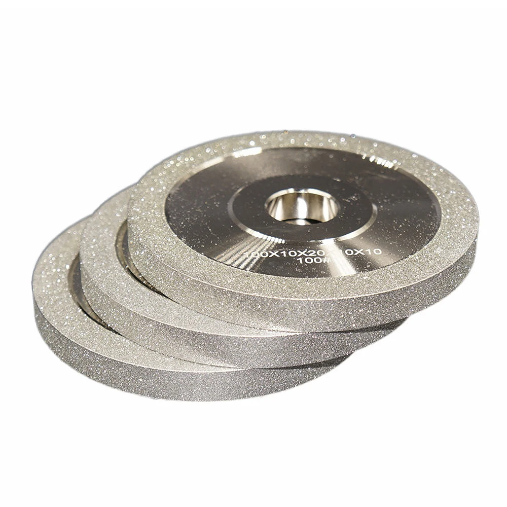 100MM Diameter Diamond Grinding Wheel Ceramic Tungsten Steel Milling Cutter Special Sharpening Tool Alloy Parallel Emery Wheel