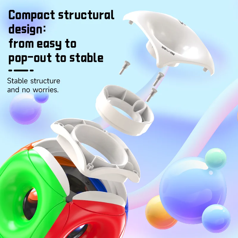 QiYi Tori Cube QY 3x3 باطلة سرعة أُحجية مكعبات الجاذبية المجوفة المكعب السحري ألعاب تعليمية الأطفال هدية