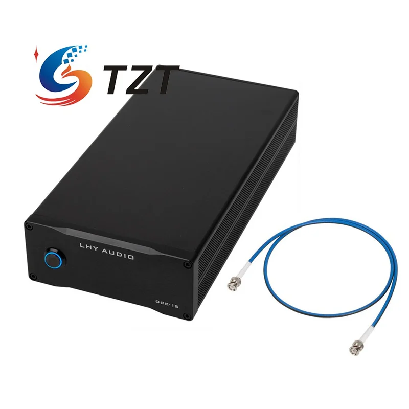 TZT OCK-1S 10MHz High Precision SC Cutting OCXO Reference Clock Low Phase Noise for HiFi Audio with 50ohm/75ohm Clock Cable