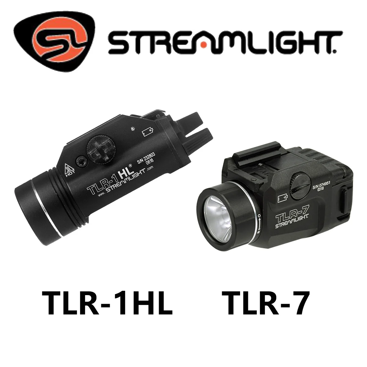 Streamlight TLR-1 TLR-1HL TLR-3 TLR-4 TLR-7 TLR-8 TLR LED 懐中電灯