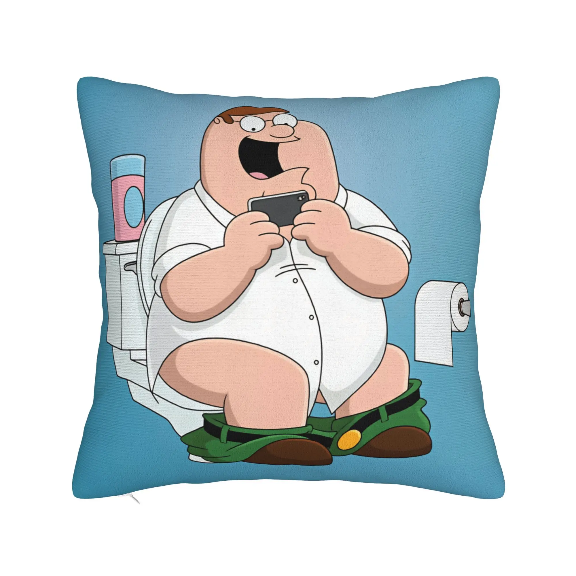 Pillow Case F-Family Funny Guys peter Print  Pillow Cover For Chair Sofa Home Decor Kawaii Pillowcases