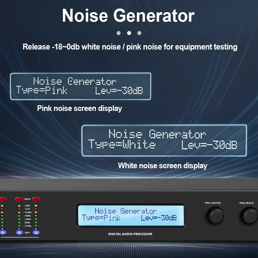 Biner-procesador de audio dsp profesional DSP260, mezclador de efectos de audio de eco digital dsp