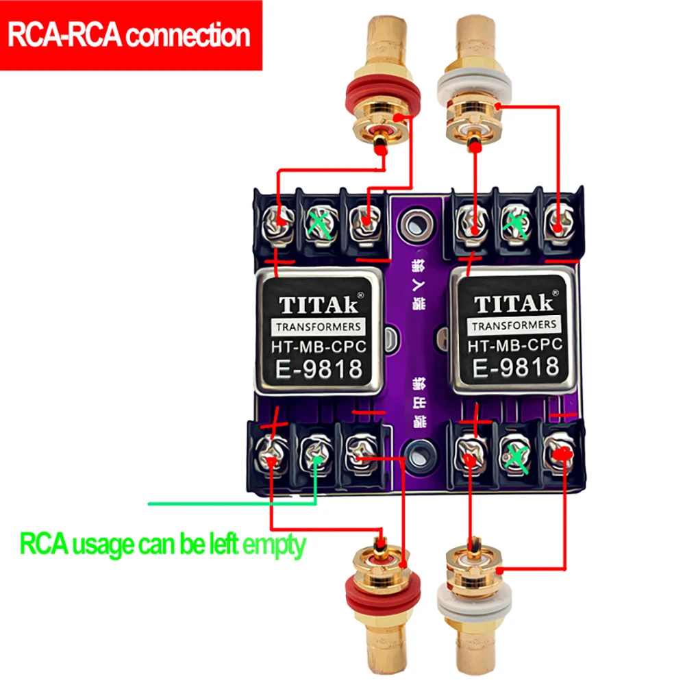 TITAK Symmetrischer und unsymmetrischer Konvertierungs-Audio-Isolator, Permalloy-Audio-Isolationstransformator 600:600 20Hz-20KHz Audio-Isolierung – Detail 6