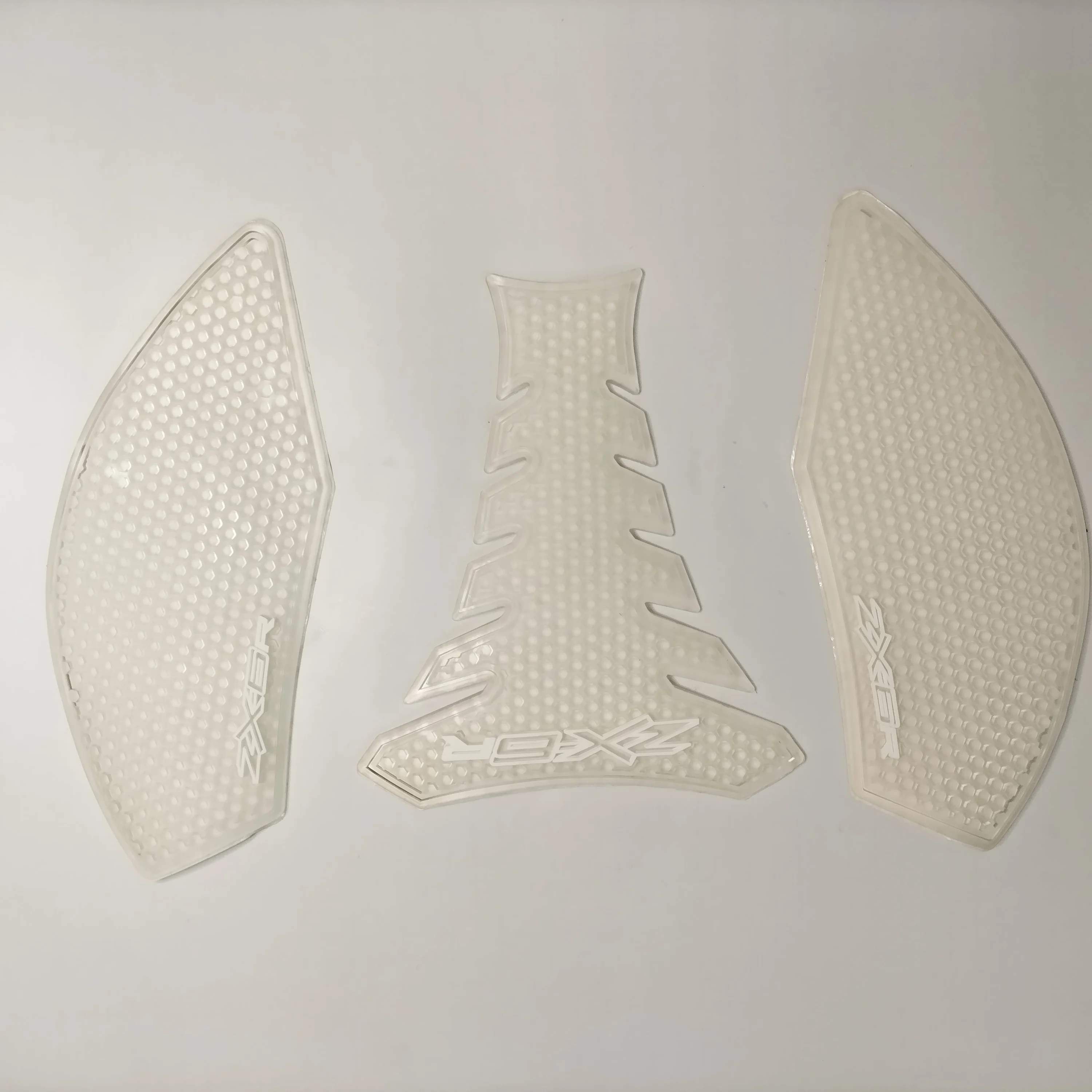 

For Kawasaki ZX-6R ZX6R motorcycle fuelTank transparent anti slip stickers, fuelTank protection stickers, fish bone stickers