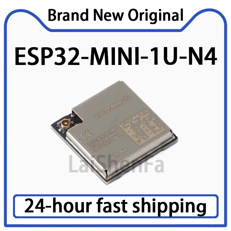 1PCS ESP32-MINI-1U-N4 (4MB) Single Core 32-bit WiFi MCU Module Wireless Module Original Stock