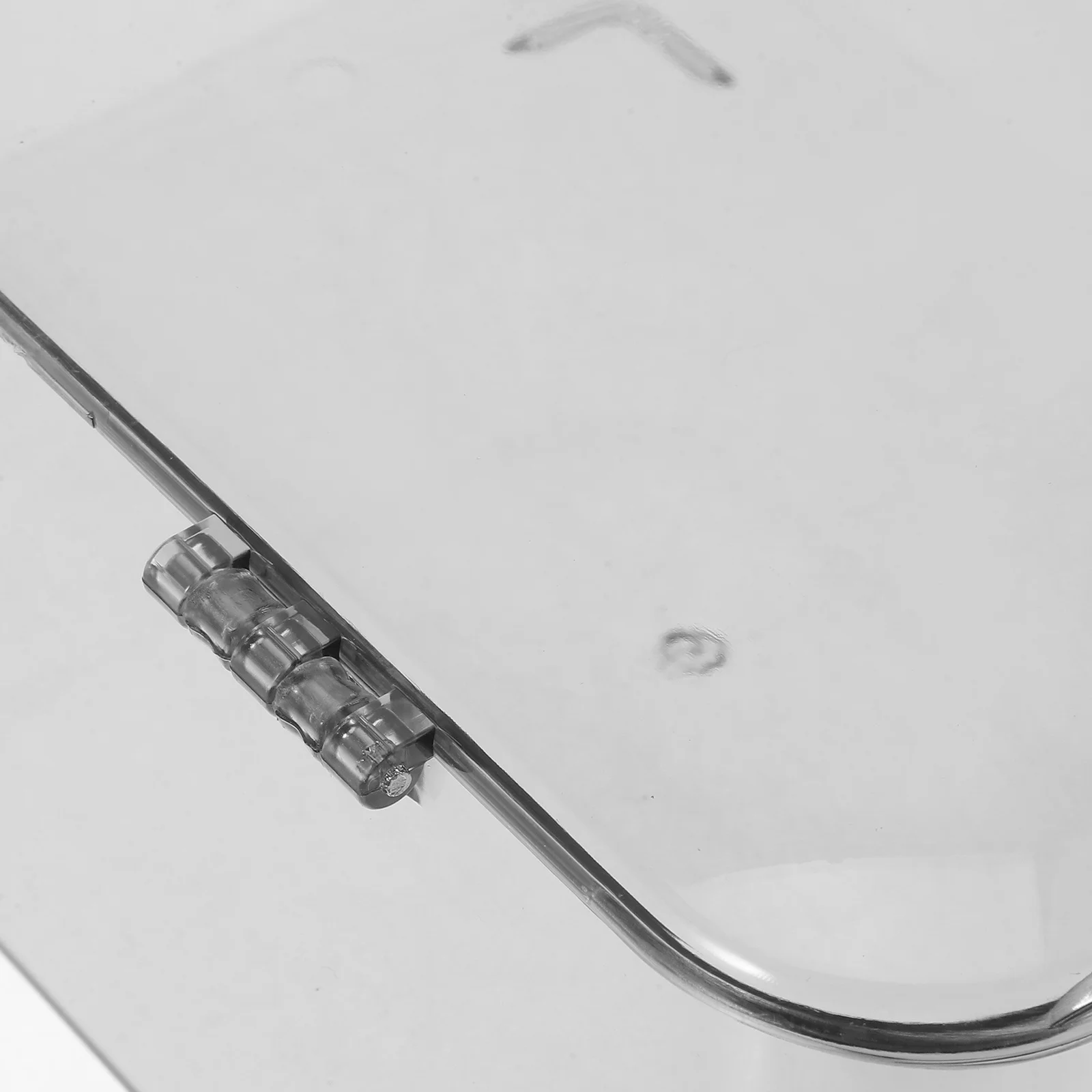 منظم مكتب شفاف مع غطاء صندوق درج بلاستيكي شفاف لملصقات الهاتف وسجل القصاصات والورقية والخرز والقرطاسية والمكتب المنزلي