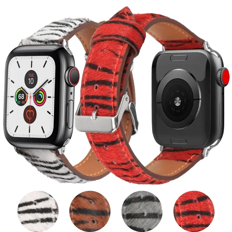 

Leather Strap For Apple Watch Ultra2 49mm 10 42mm 46mm Sport Bracelet Wristband iWatch 9 8 7 6 5 4 3 SE 44mm 45mm 41mm 40mm belt