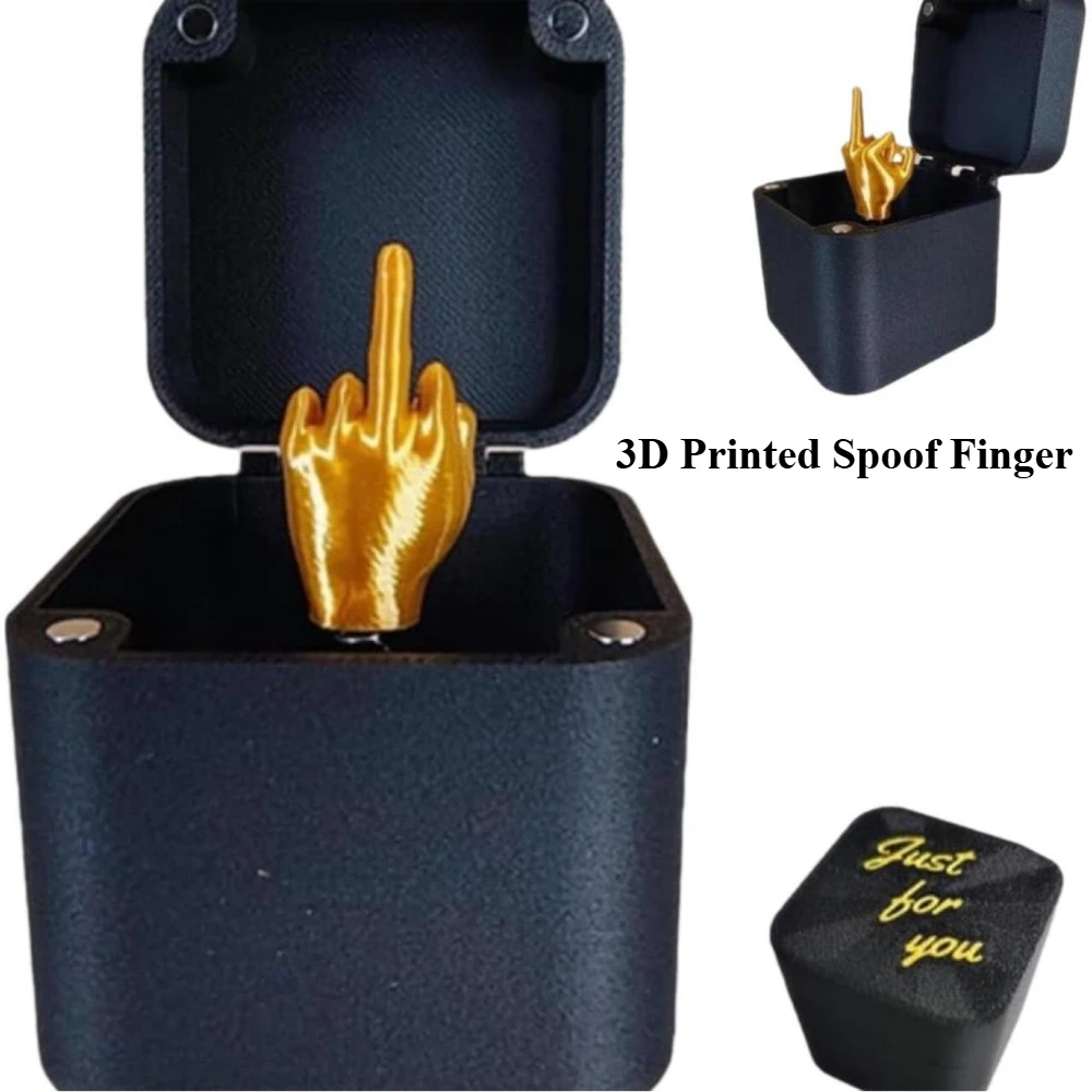 Middle Finger Surprise Gift Box Middle Finger in a Box Funny Pop-up Halloween Middle Finger Surprise Gift Box Surprise Prank