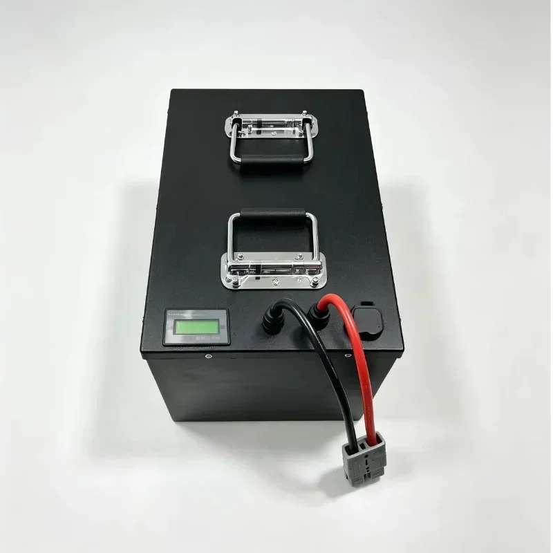 24V Lithium Iron Phosphate Storage Battery 100Ah To 400Ah Built-in BMS, Deep Cycle Power Pack for Off-Grid Solar RV Fishing Trol