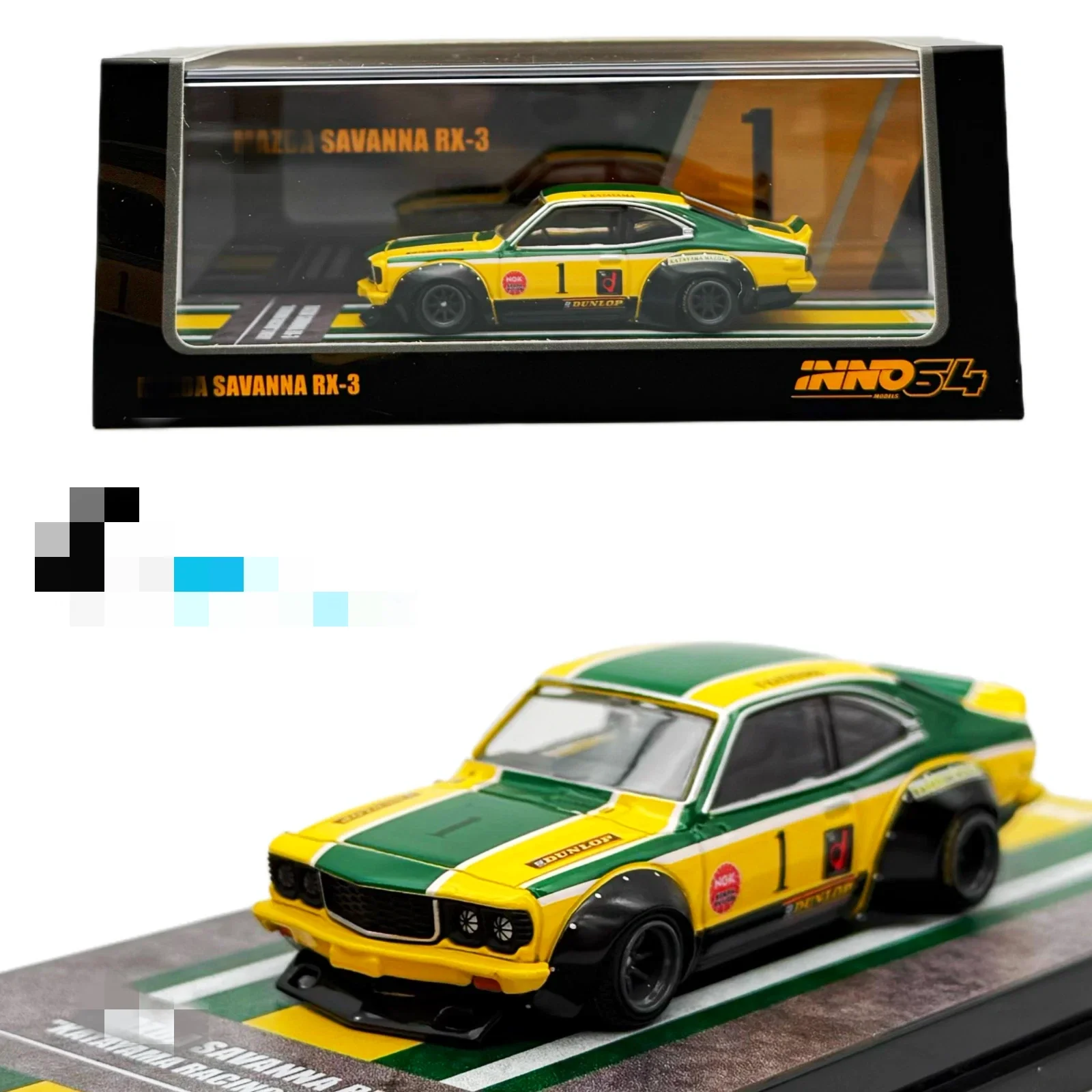 

INNO64 1:64 Savana RX-3 #1 Diecast Model Car Collection Limited Edition Hobby Toys