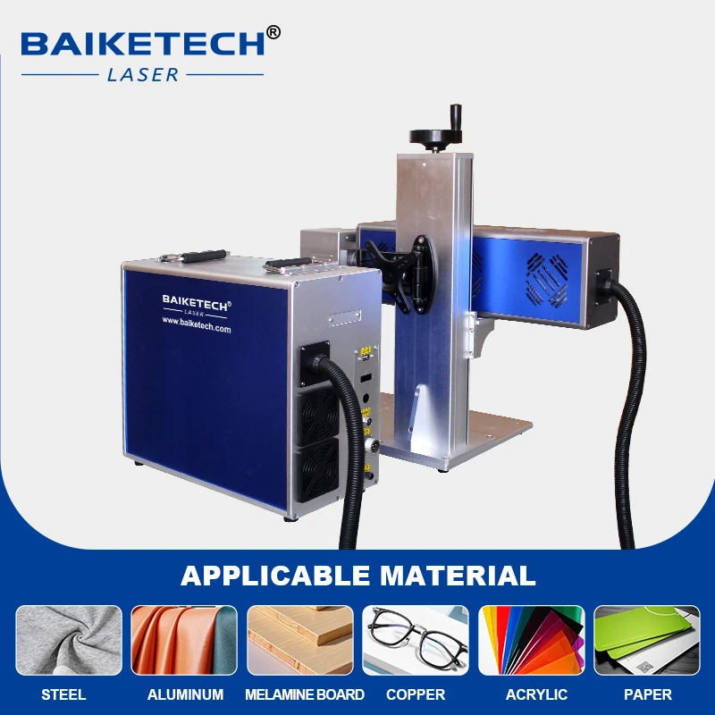 Source/Domestic Metal Pipe CO2 Laser Marking Machine, Suitable for Wood/Leather/Plastic