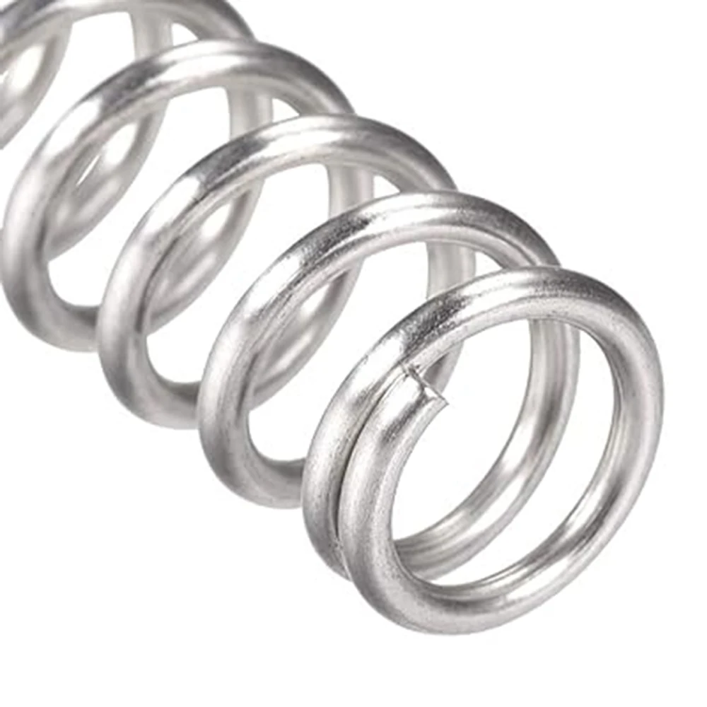 10 個 304 ステンレス鋼圧縮スプリング直径 0.8 ミリメートル円筒コイルリターンスプリング圧力スプリング直径 5 ミリメートルに 14 ミリメートル